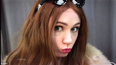 Karen Gillan smoulders as she poses topless in new sitcom Selfie ...